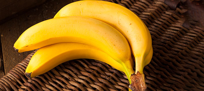 Imagem de uma banana nanica
