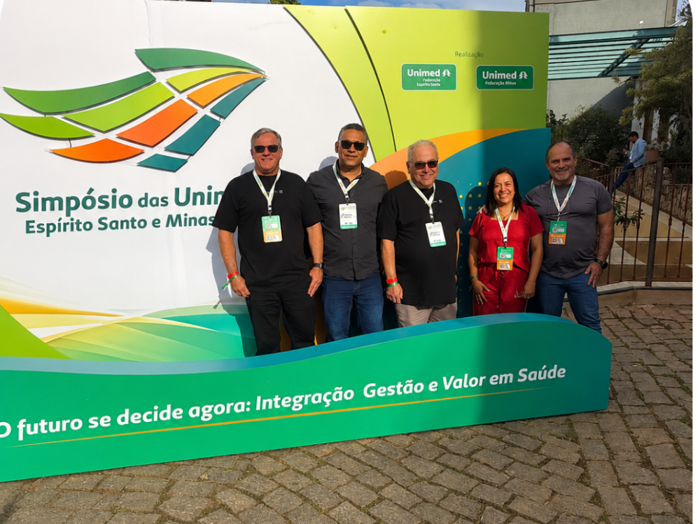 Representantes da Unimed Machado no Simpósio das Unimeds