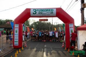 Largada da 3ª Unimed Run, realizada em outubro de 2025