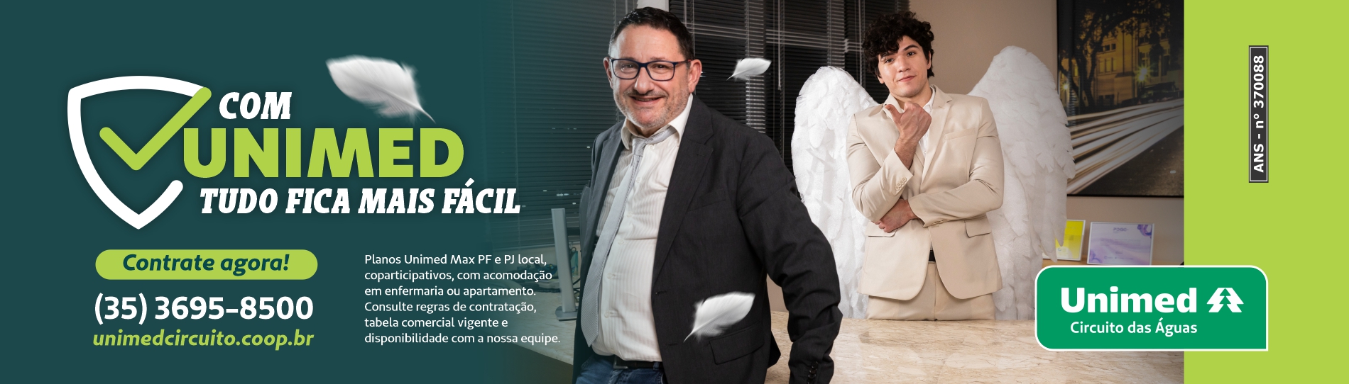 com unimed tudo fica mais facil - 35369 8500