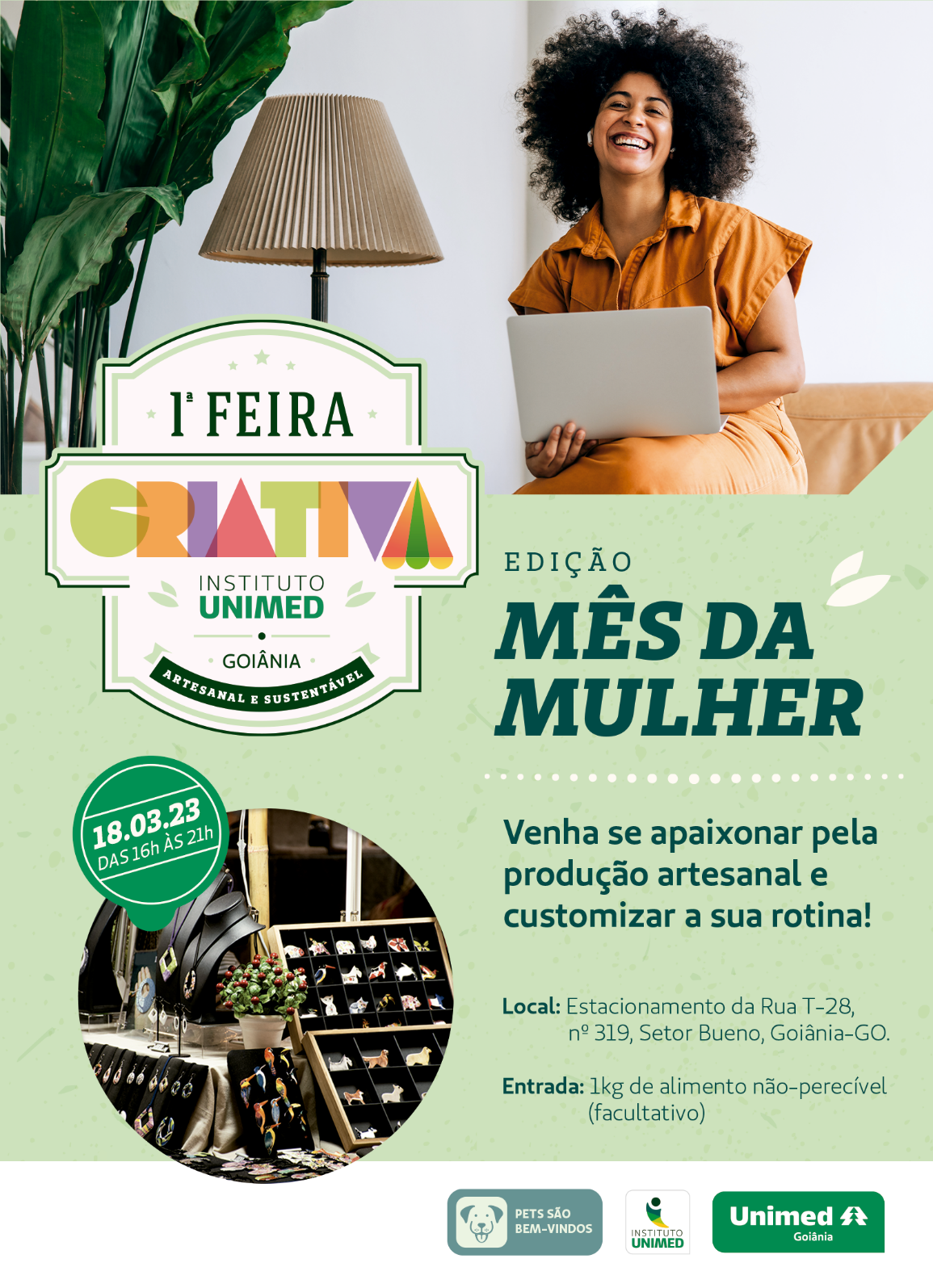 Instituto Unimed Goiânia promove feira somente com mulheres