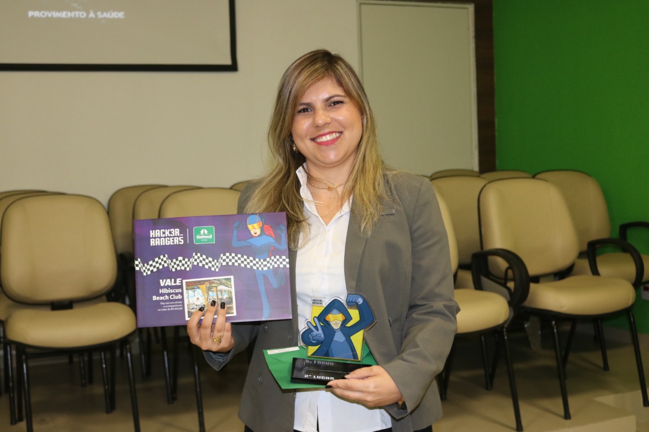 Filha de colaboradora da Unimed ganha concurso da Hacker Rangers