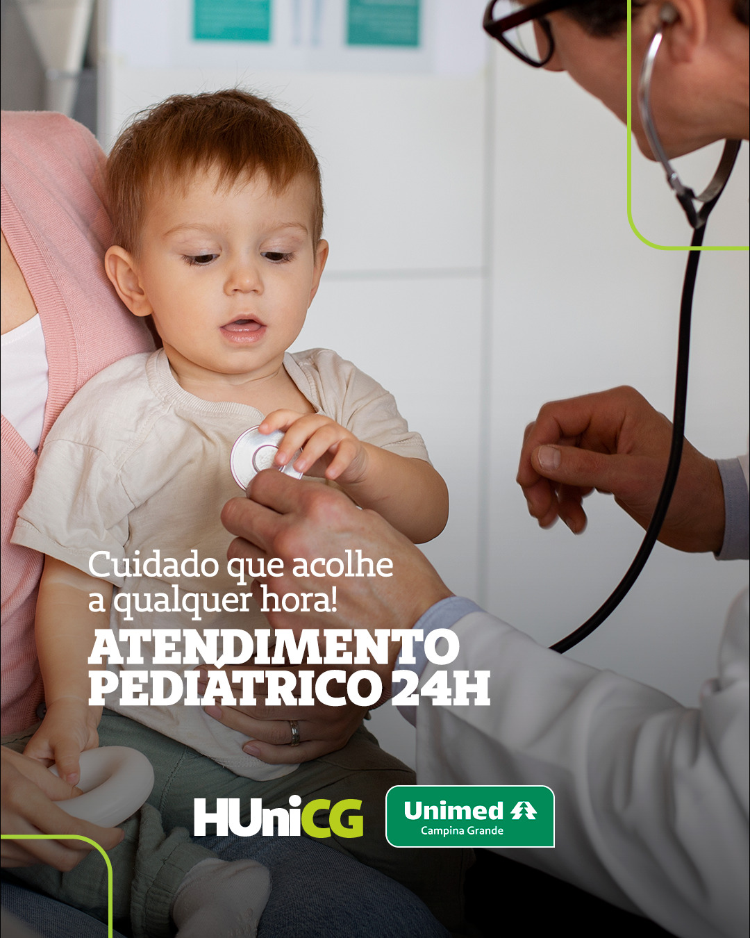 Para cada fase da criança, um cuidado especial Unimed.