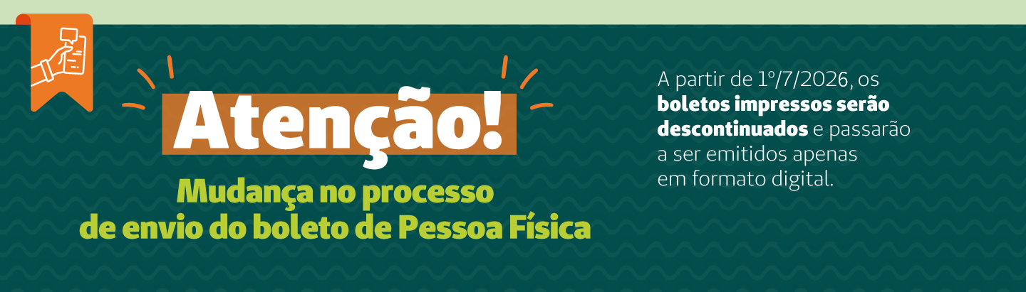 Mudança no processo de envio do boleto de Pessoa Fisica