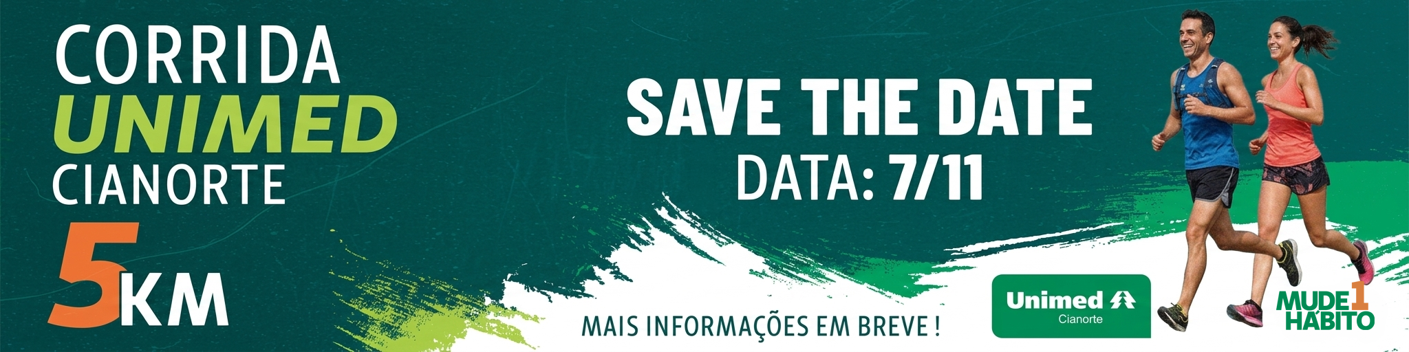 Banner institucional verde escrito 
